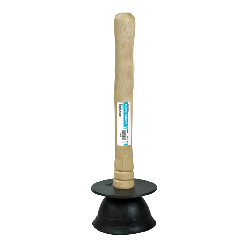 DÉBOUCHEUR D'ÉVIER À POIGNÉE EN BOIS DE 4,5 POUCES (11 CM)