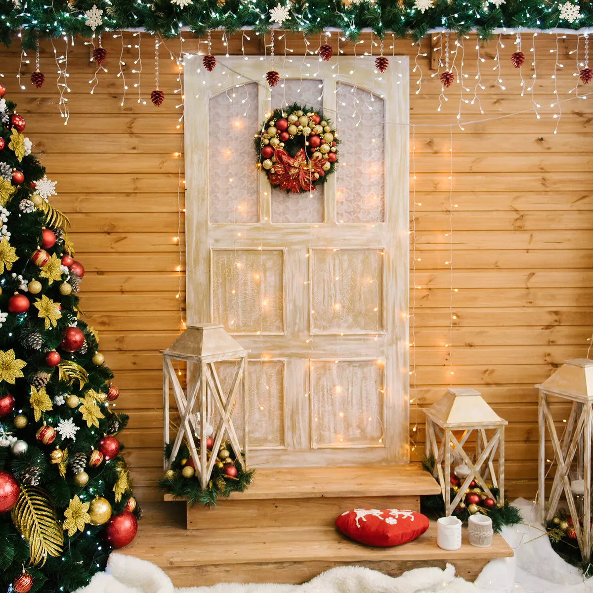 240 Guirlandes lumineuses de Noël LED Blanches Brillantes Glaçons 8 Modes Séquentiels Intérieur/Extérieur