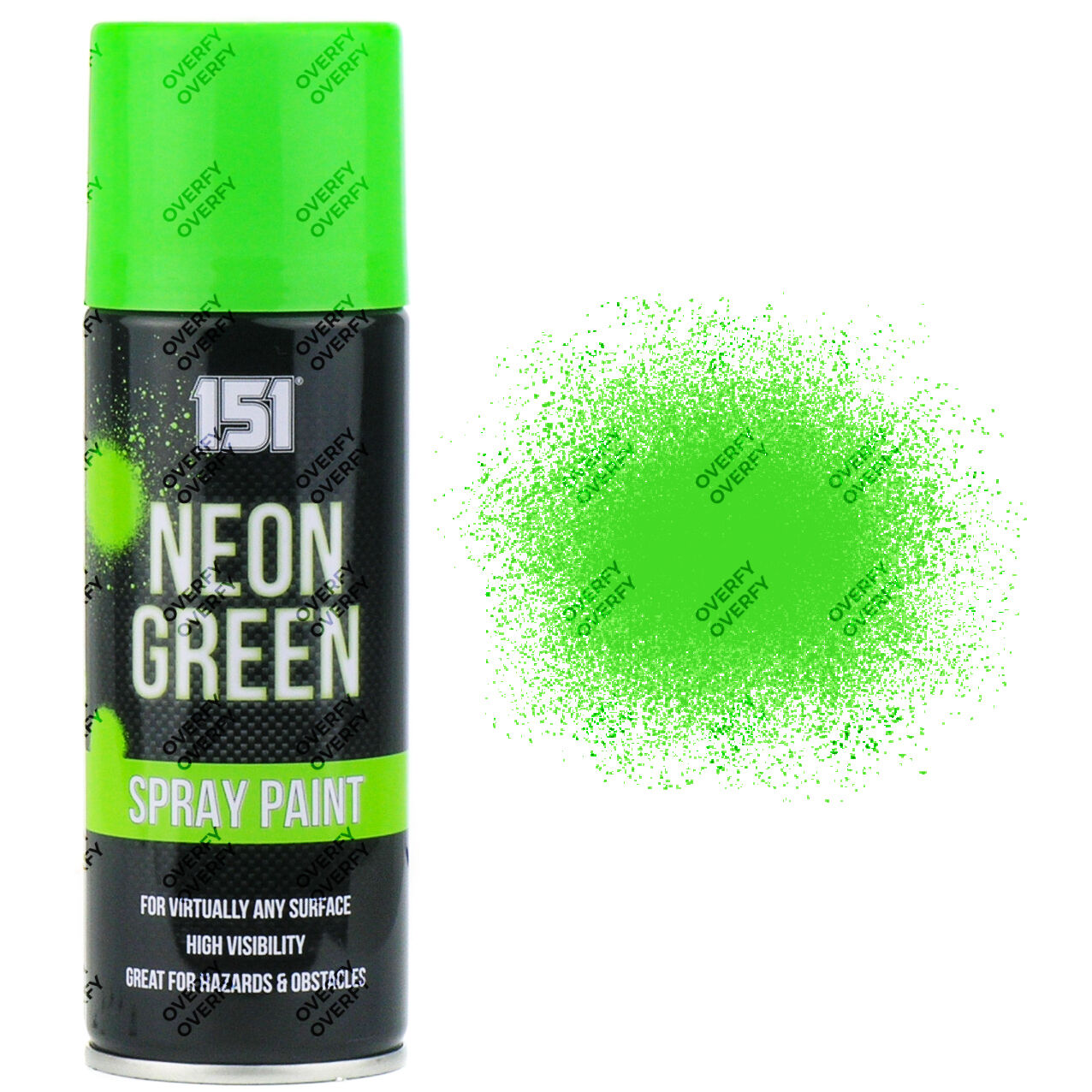 151 PEINTURE EN AÉROSOL VERT NÉON 200ml