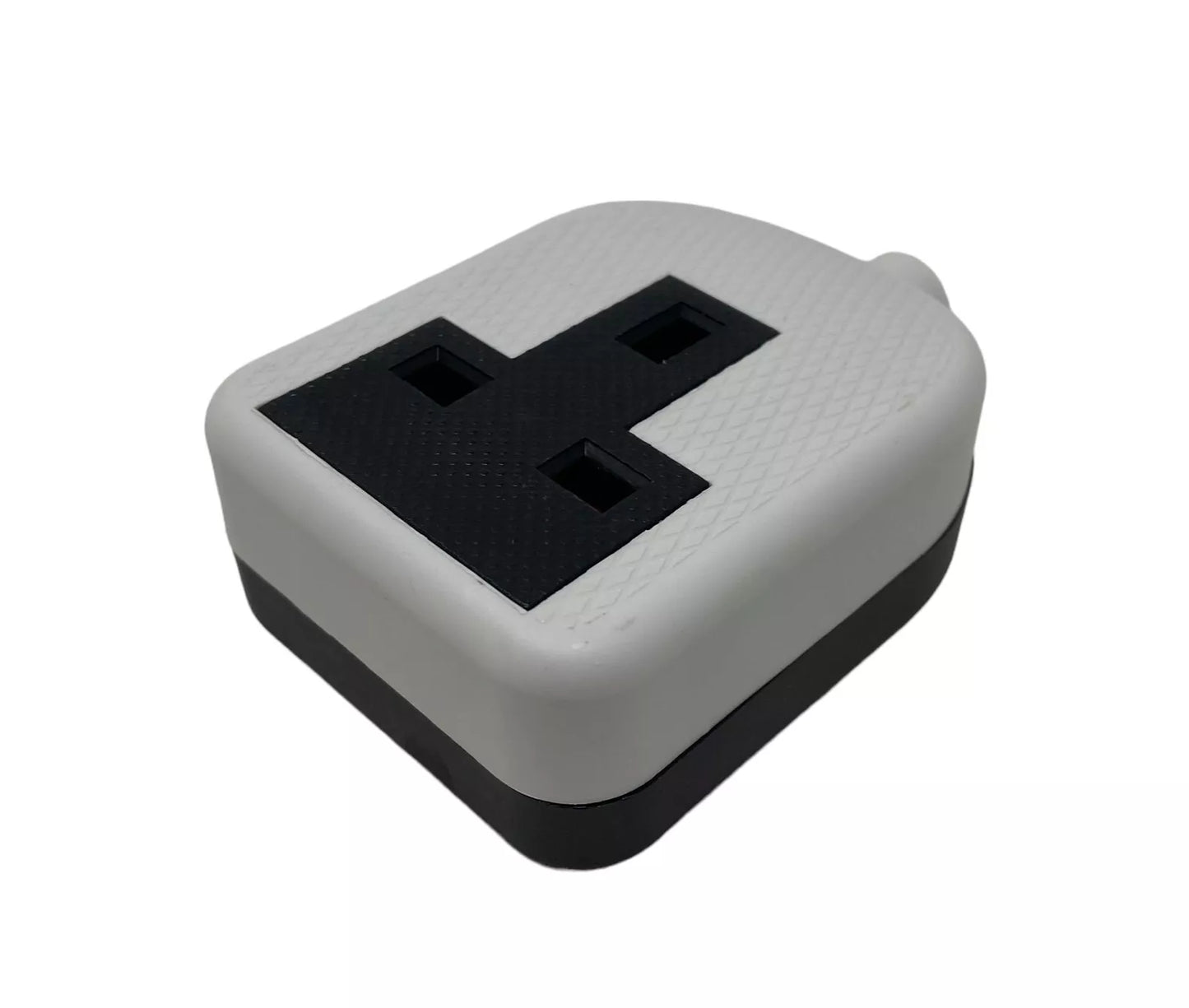 High-Quality 13A 1 Gang Rubber Socket (Pack of 10) in Elegant White - Reliable Power Solutions