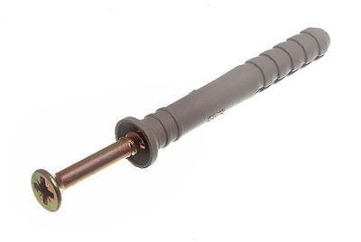 Hammer Fixings, Nylon Plugs M8 X 60