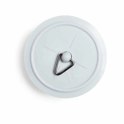 Basin Plugs, White 45mm (1.3/4")