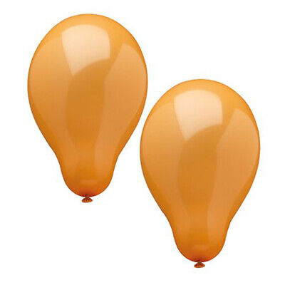 ballons orange diamètre 25cm 10 pièces par paquet