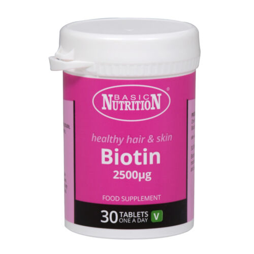 Basic Nutrition Biotine 2500 µg 30 gélules