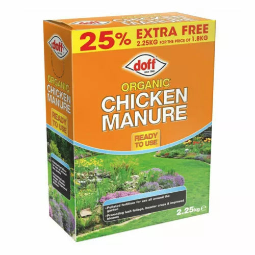 Engrais Granulé Organique de Fumier de Poulet Doff - 2,25 kg