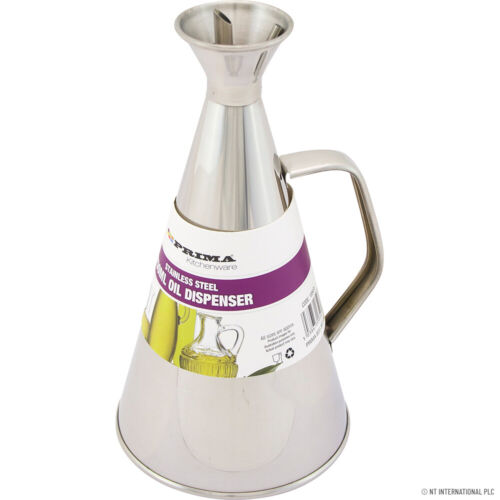 Distributeur d'huile Prima, verseur à sauce 750ml, ustensile de cuisine en acier inoxydable