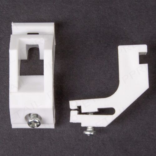 Curtain Brackets To Fit Harrison Drape/Whiteline, White 2plk