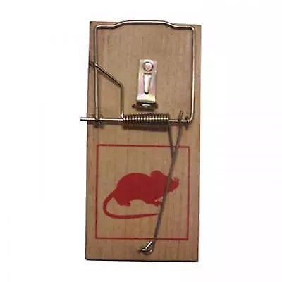 Piège à rats en bois, brun, pour l'extermination des nuisibles