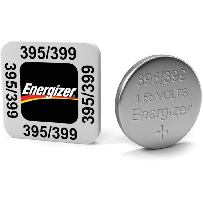 Pile bouton Energizer oxyde d'argent 1,55V 395/399