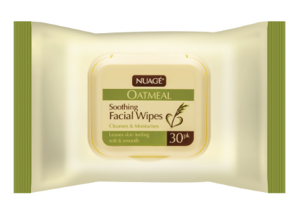 NUAGE Oatmeal Facial Wipes 30s