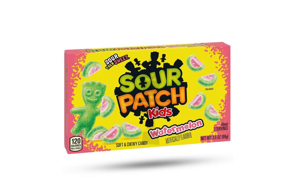 Bonbons Sour Patch Kids Pastèque - Boîte de cinéma - 99g