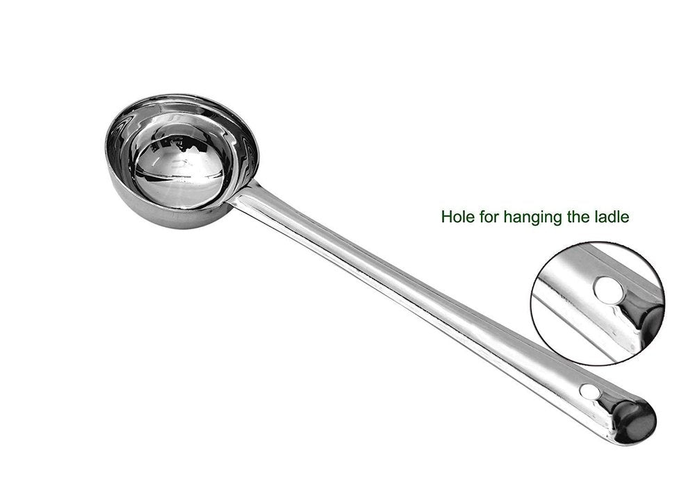 LOUCHE ACIER INOXYDABLE INCURVÉE SOUPE SAUCE CUILLÈRE DE SERVICE COUVERTS ACIER 22,86 cm