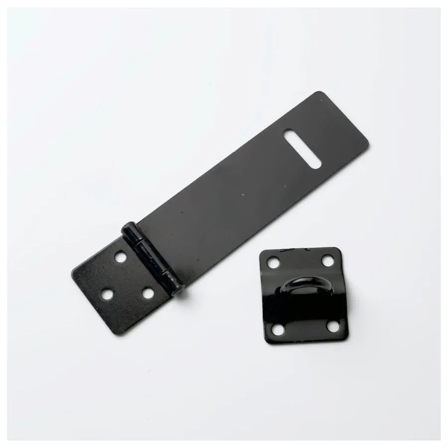 Targette type sécurité zinguée noire 100mm