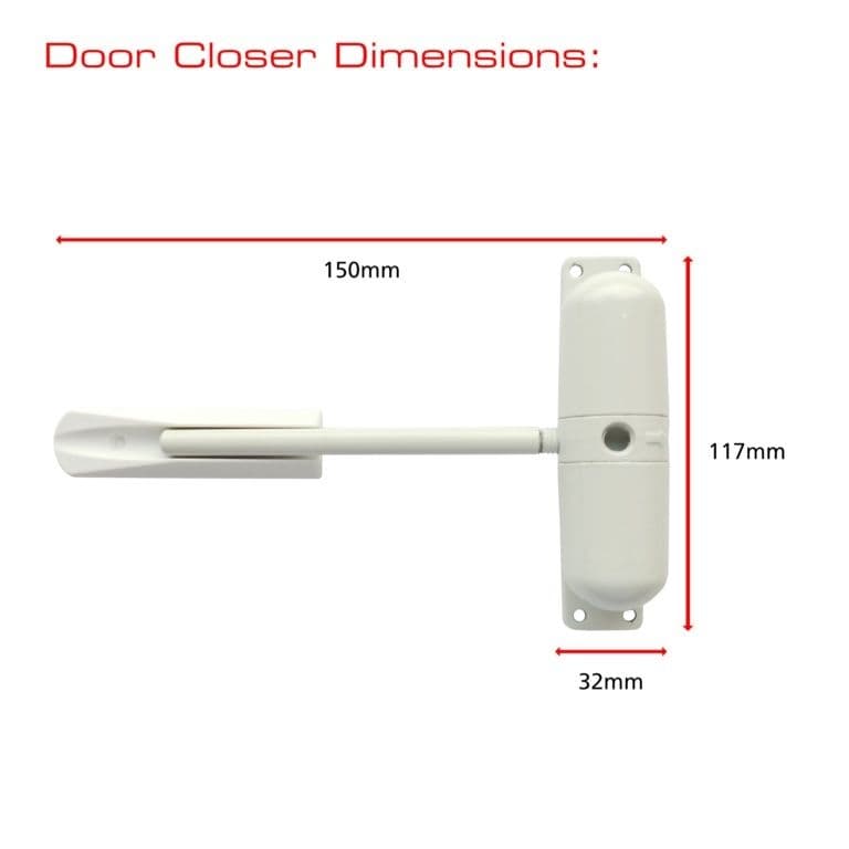 Sterling Spring Door Closer White