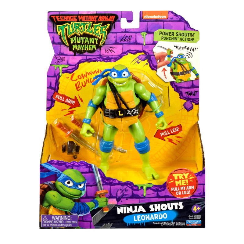 Teenage Mutant Ninja Turtles Movie Ninja Shouts - Leonardo