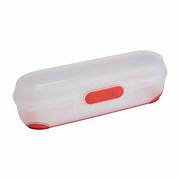 Boîte Roll & Wrap Transparent et rouge cerise