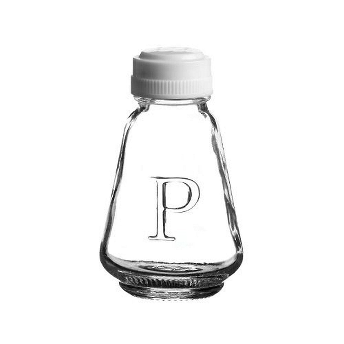 Bouteille à condiment de table en verre traditionnel Ravenhead, poivrier avec couvercle