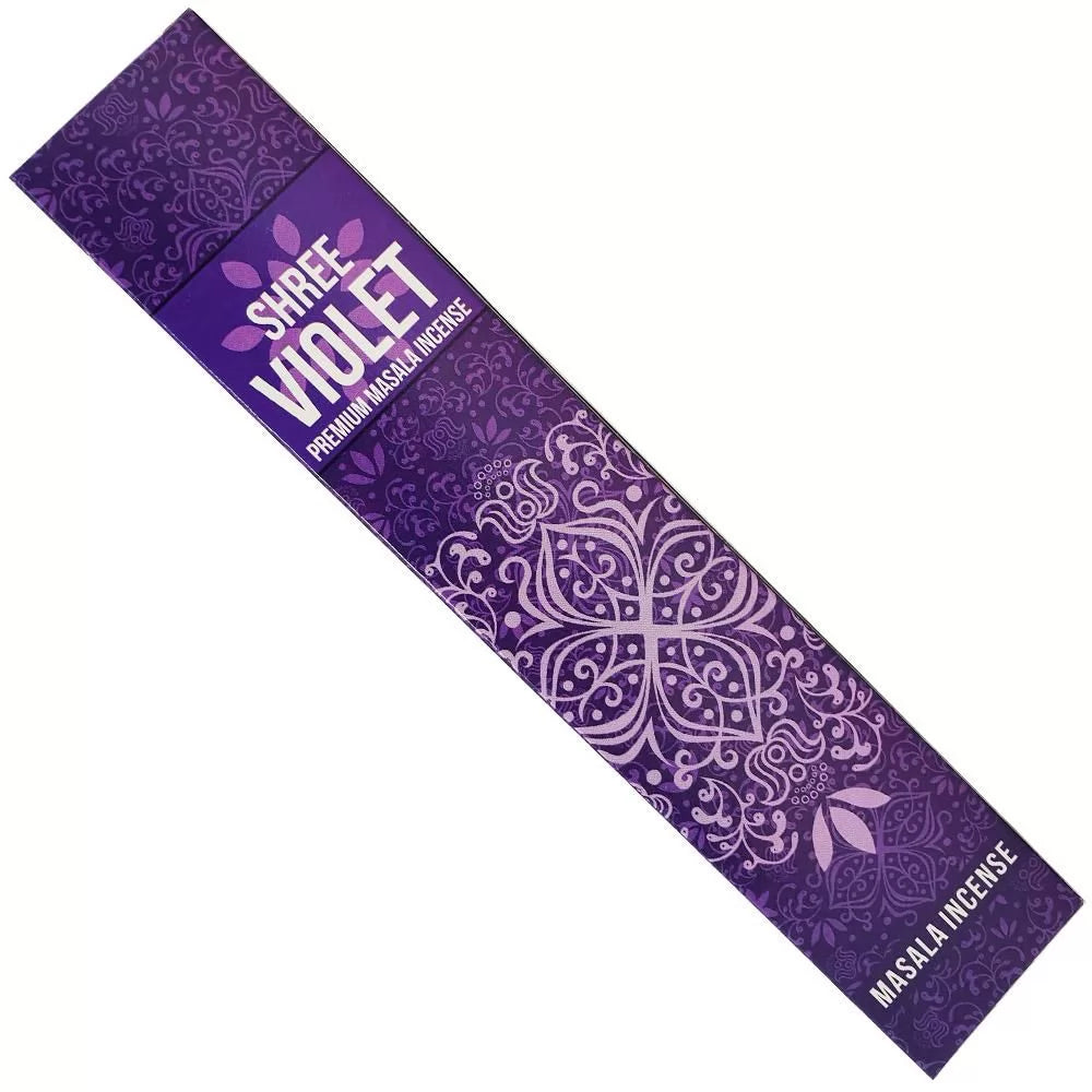 Bâtonnets d'encens Masala Premium Violet Shree
