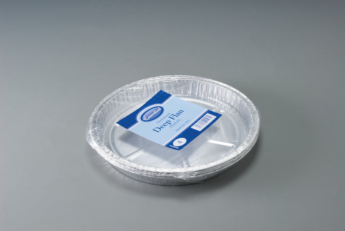 Essential DEEP FLAN DISH 20CM PK4