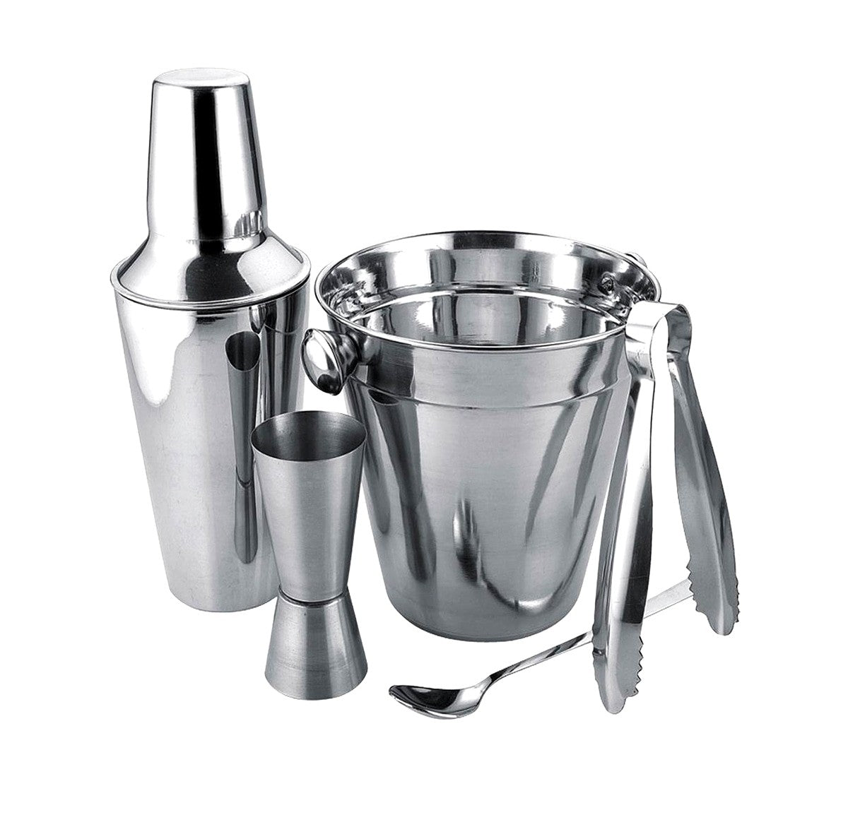 Ensemble de 5 ustensiles à cocktail en acier inoxydable Apollo