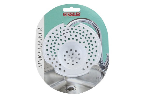 Passoire d'évier Apollo Steel blanche D 11,5 cm