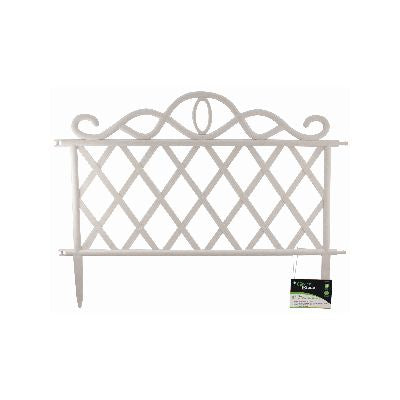 CLÔTURE DE JARDIN EN PLASTIQUE BLANC BLACKPSUR