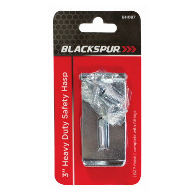 BLACKSPUR 3" HEAVY DUTY SAFETY HASP - BZP
