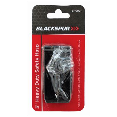 BLACKSPUR MORDACHE DE SÉCURITÉ ROBUSTE 3" - NOIRE