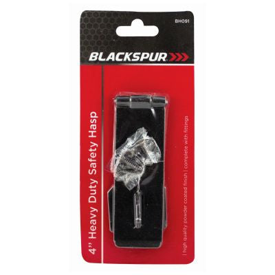 MORAILLON DE SÉCURITÉ ROBUSTE BLACKSPUR 10 CM - NOIR