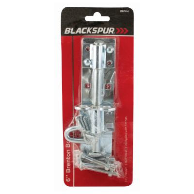 BLACKSPUR 6" INCH BRENTON BOLT BZP