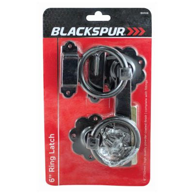 VERROU À ANNEAU 6" BLACKSPUR - PEINT PAR POUDRAGE