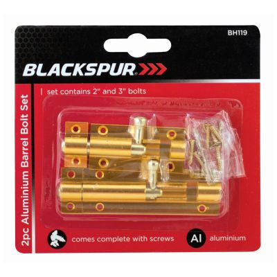 BLACKSPUR 2PC BARREL BOLT SET