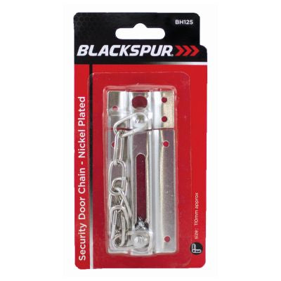 BLACKSPUR SECURITY DOOR CHAIN - NICKEL PLATED