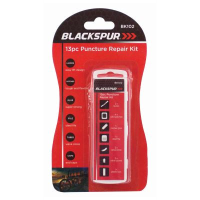BLACKSPUR 13PC PUNCTURE REPAIR KIT