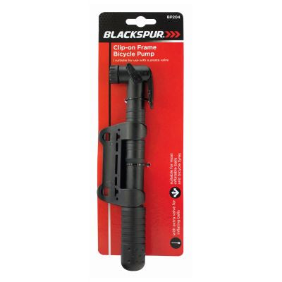 POMPE À VÉLO NOIRE À FIXATION SUR CADRE BLACKSPUR
