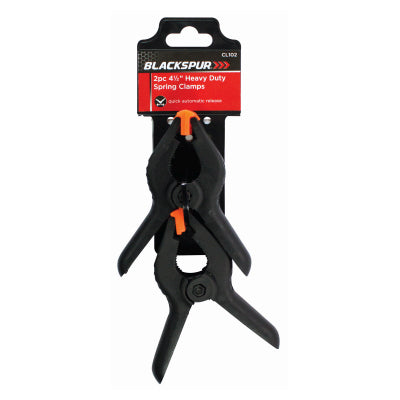 PINCES À RESSORT ROBUSTES BLACKSPUR 2PC 4 1/2"