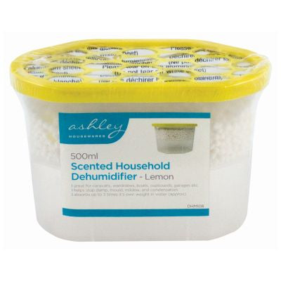 DÉSHUMIDIFICATEUR DOMESTIQUE PARFUMÉ BLACKSPUR 500ML - CITRON