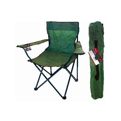 FAUTEUIL EN TOILE BLACKSPUR AVEC ACCOUDOIRS - VERT