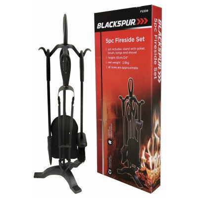 BLACKSPUR 5PC FIRESIDE SET