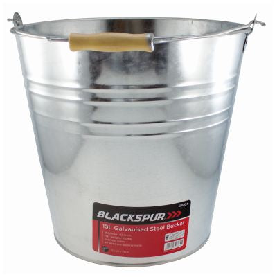 BLACKSPUR SEAU EN ACIER GALVANISÉ 15L