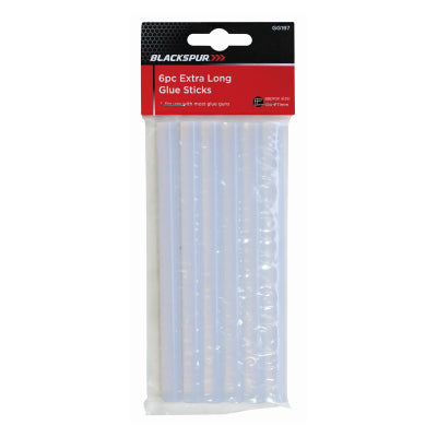 BLACKSPUR 6PC EXTRA LONG GLUE STICKS - 150 X 11MM