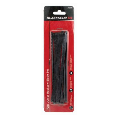 BLACKSPUR JEU DE 10 LAMES DE SCIE À MÉTAUX JUNIOR