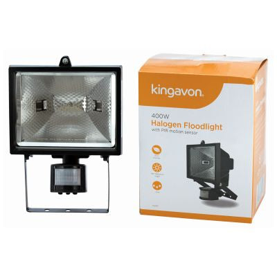 PROJECTEUR HALOGÈNE BLACKSPUR 400W AVEC DÉTECTEUR DE MOUVEMENT PIR