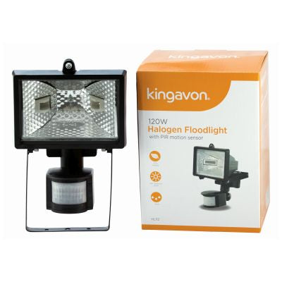 Projecteur halogène PIR BLACKSPUR 120W avec détecteur de mouvement PIR