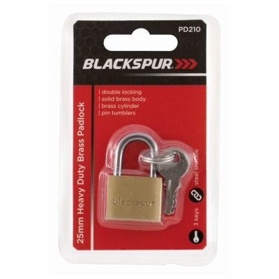 BLACKSPUR 25MM HEAVY DUTY PADLOCK
