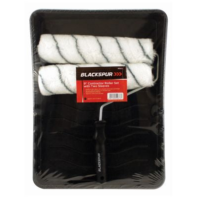 BLACKSPUR 9" CONTRACTOR ROLLER SET WITH TWO SLEEVES