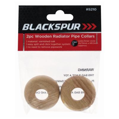 BLACKSPUR CACHES-TUBES DE RADIATEUR EN BOIS (LOT DE 2)