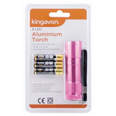 TORCHE EN ALUMINIUM À 9 LED BLACKSPUR