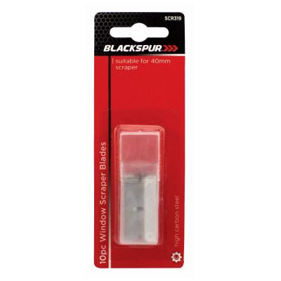 JEU DE 10 LAMES DE GRATTOIR À VITRES BLACKSPUR