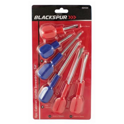 BLACKSPUR 6PC CABINET HAND S/DRIVER SET